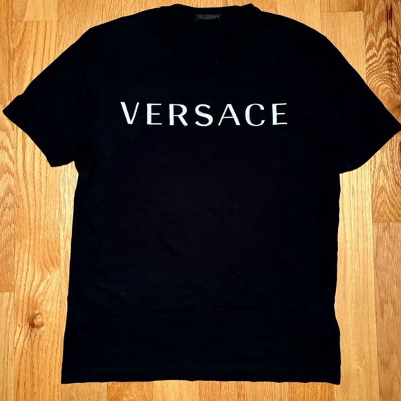 Versace Raised Logo Runway Tshirt 🔥 - Picture 1 of 4